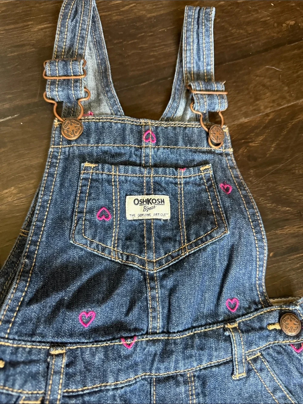 OshKosh B'gosh Girls' Denim Overalls - Blue Variety